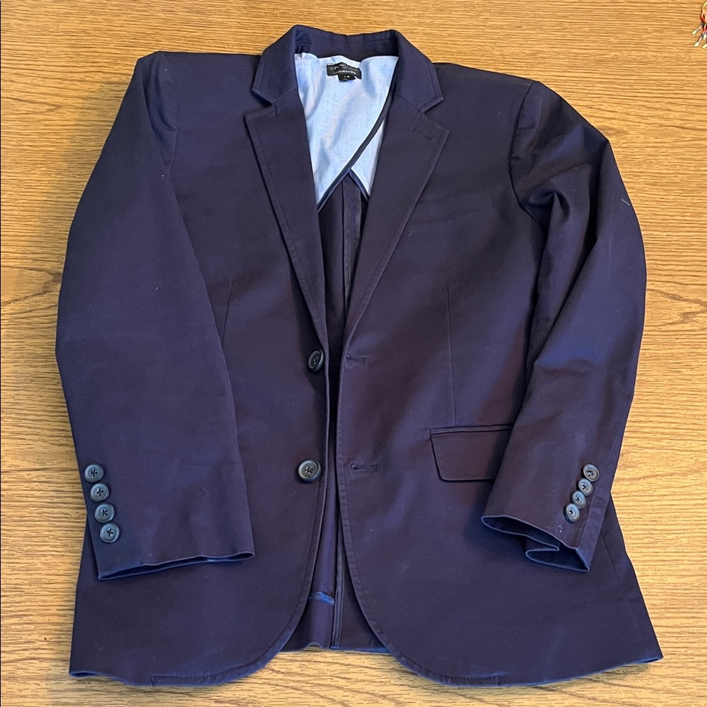 JCrew CrewCuts Thompson Suiting Navy Blazer